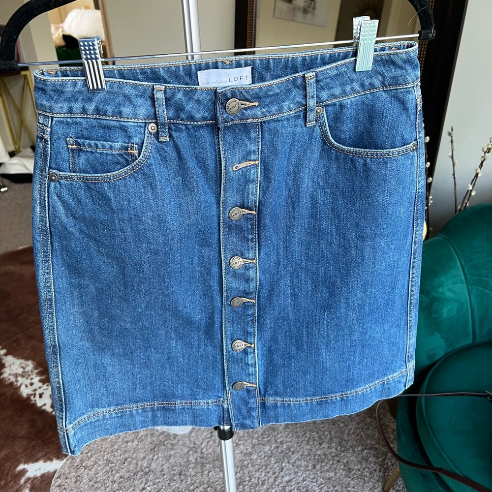 Ann Taylor LOFT Denim Skirt